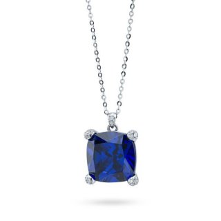 Boccadamo - Collana Zircone Blu - Argento - Made In Italy