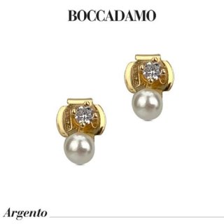 Boccadamo - Orecchini A Lobo - Placcati Oro - Zirconi