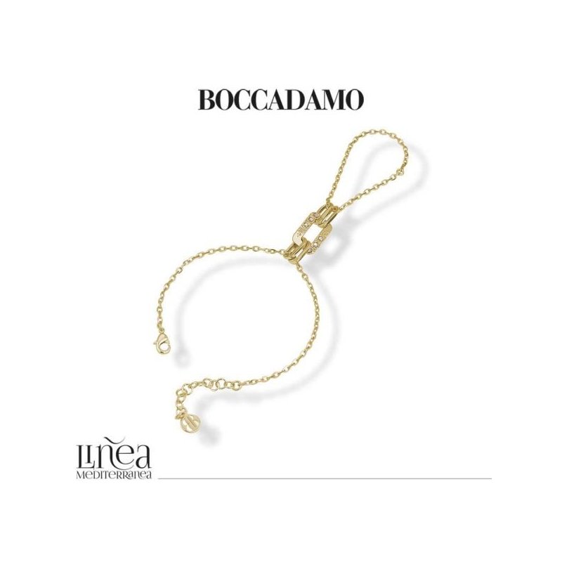 Boccadamo - Bracciale Baciamano - Oro Giallo - Cristalli