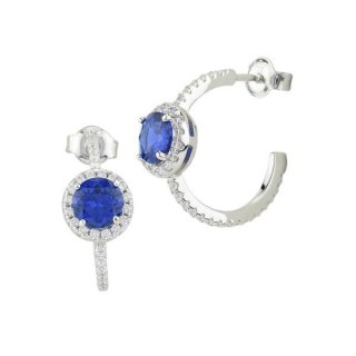 Boccadamo - Orecchini Or829B - Argento - Cristallo Blu