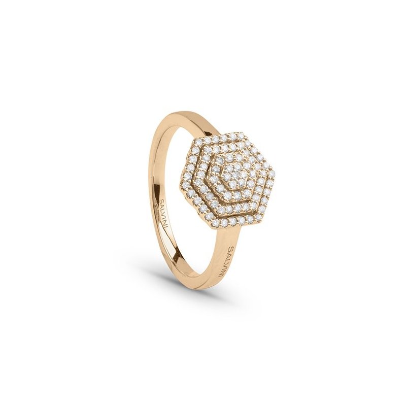 Salvini - Anello Bagliori - Oro Rosa - Diamante