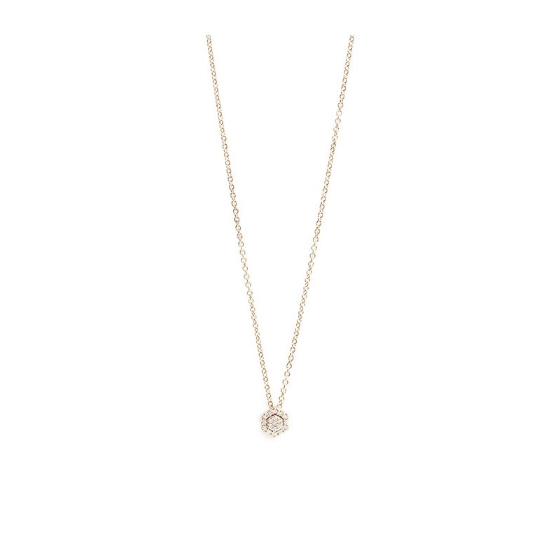 Salvini - Collierino In Oro Rosa - Diamante Rotondo