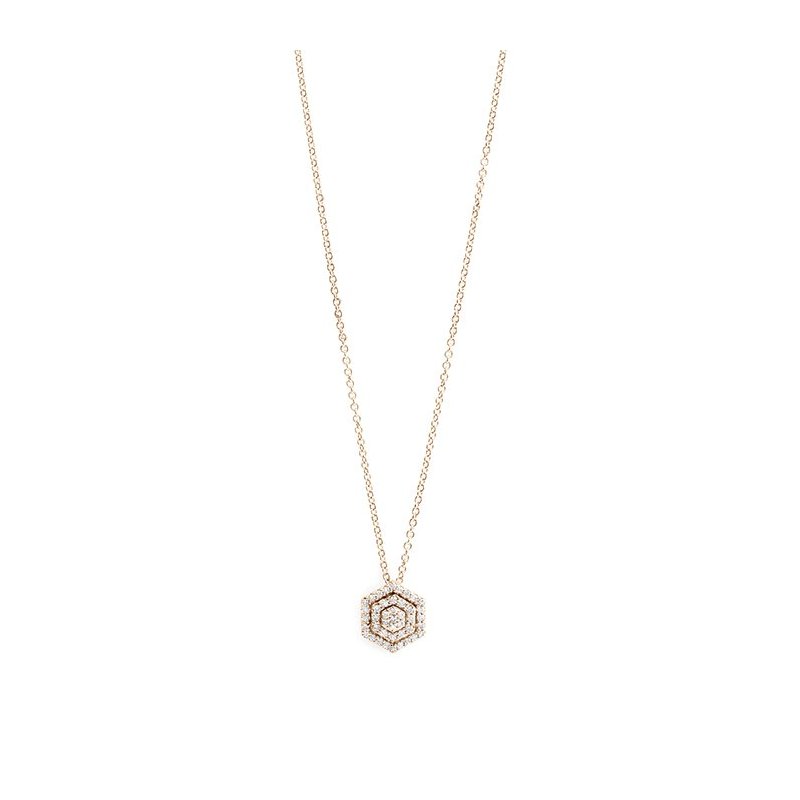 Salvini - Collierino In Oro Rose - Diamante Rotondo