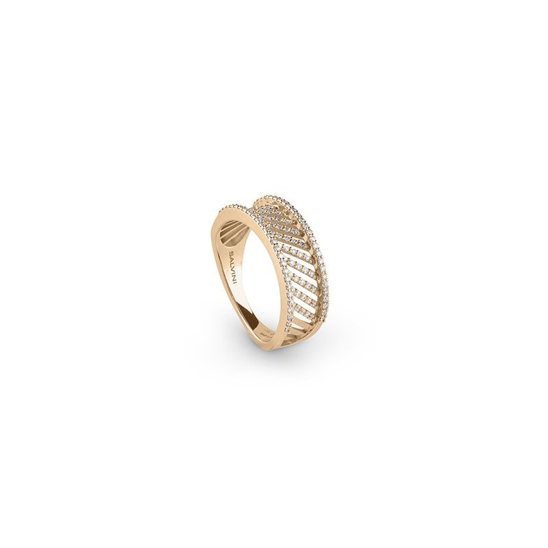 Salvini - Anello Riflessi S - Oro Rosa - Diamante