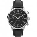 Timex - Orologio Waterbury Classic - Pelle - Nero