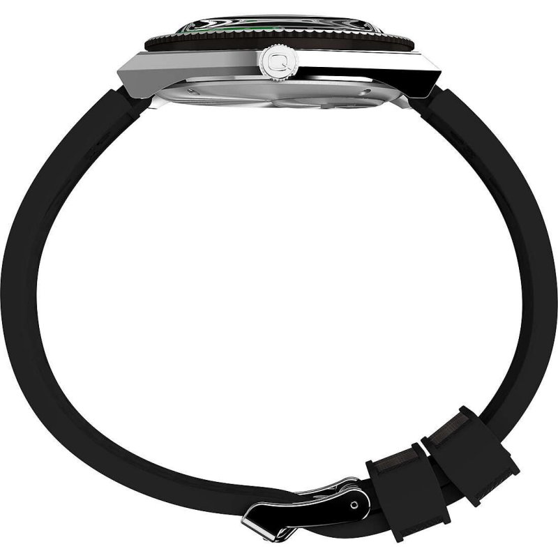 Timex - Orologio Solo Tempo Uomo - Q Timex Gmt - Acciaio