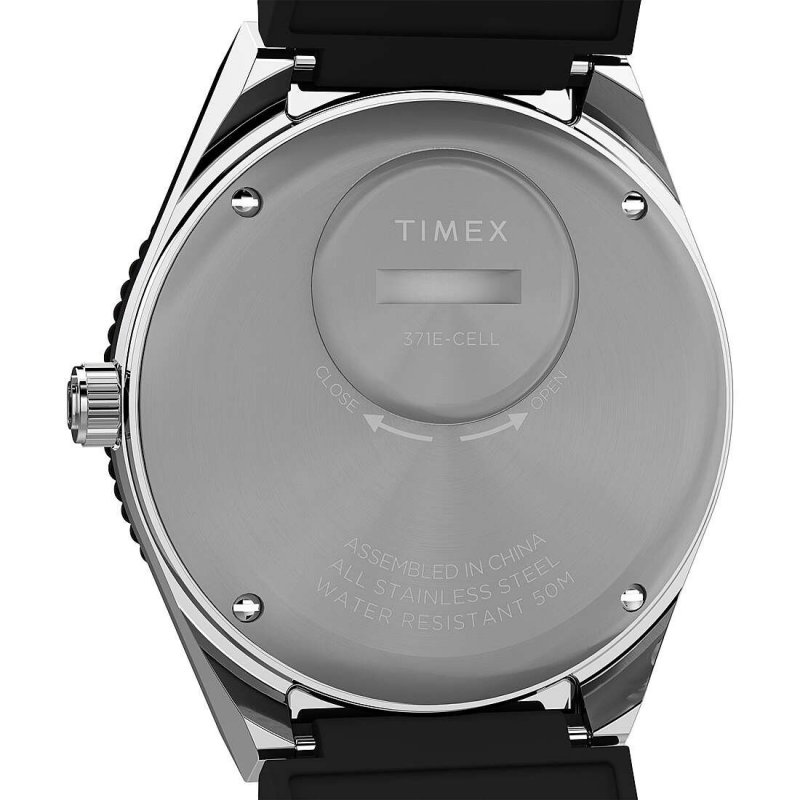 Timex - Orologio Solo Tempo Uomo - Q Timex Gmt - Acciaio