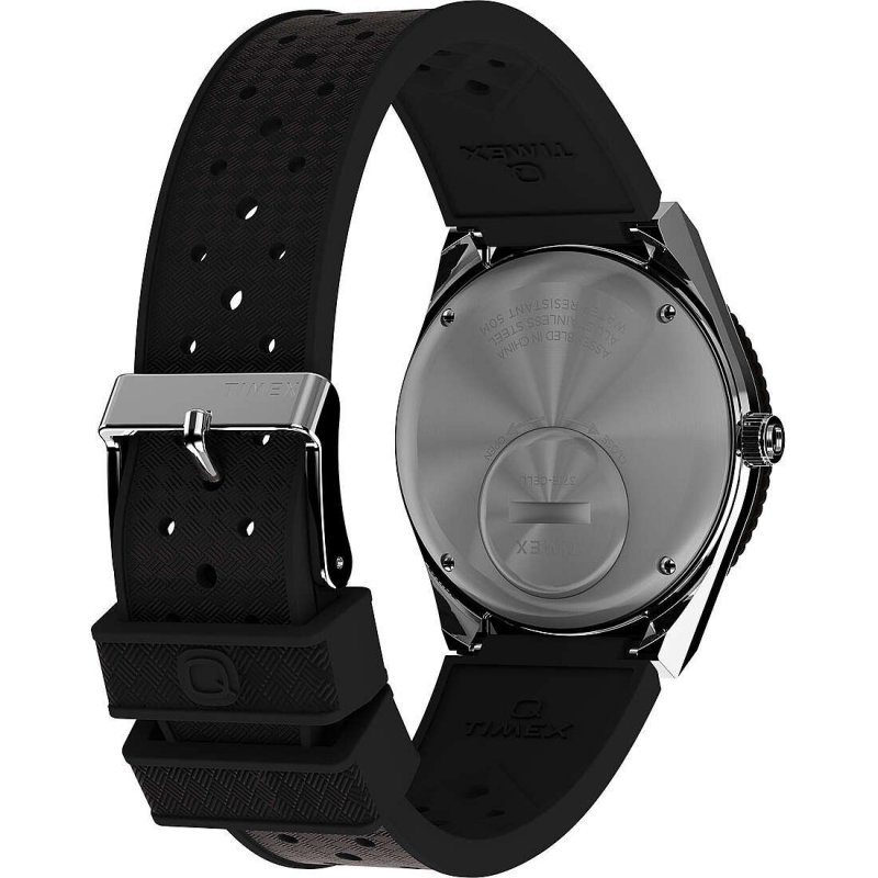 Timex - Orologio Solo Tempo Uomo - Q Timex Gmt - Acciaio