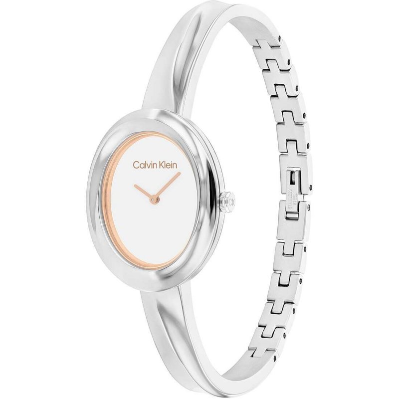Orologio Solo Tempo Donna Calvin Klein Twisted Bezel 25100055