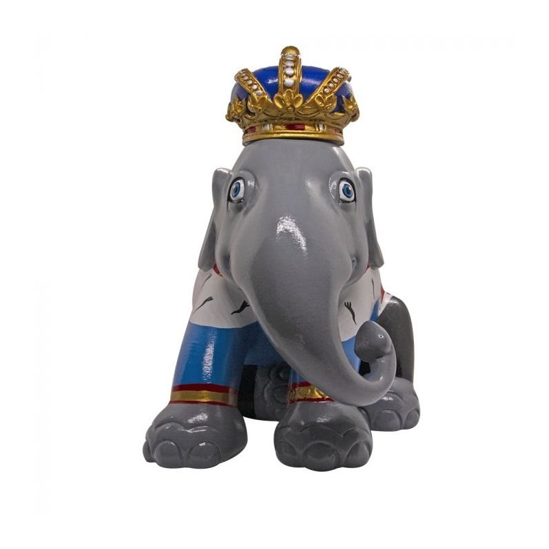 Onlylux - Scultura Elefante King - Resina Dipinta A Mano