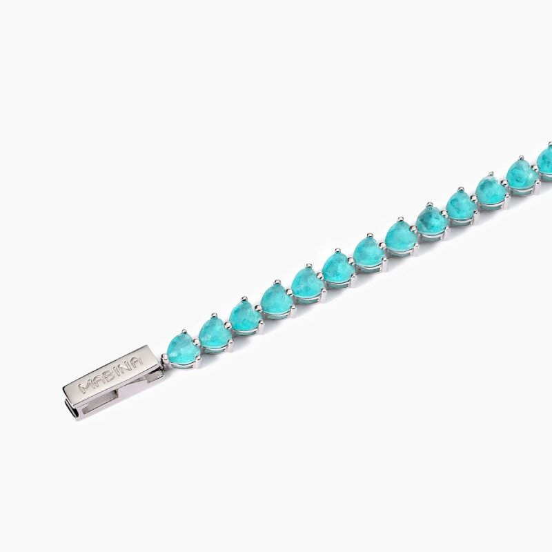 Mabina - Bracciale In Argento - Glass - Cristallo
