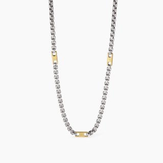 Mabina - Collana In Argento 925 Dorato - Oro 18K