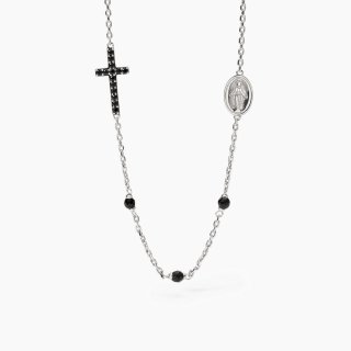 Mabina - Collana Agata Zirconi - Argento 925