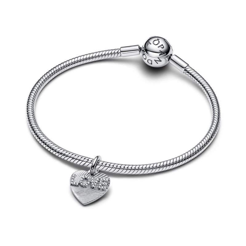Charm Pendente Cuore "Love" da incidere