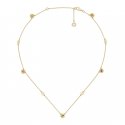 Collana con motivo Interlocking G in oro giallo 18kt e ametiste, tormaline, citrino e berillo