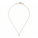 Collana con pendente GG Running in oro rosa 18kt