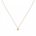 Collana con pendente GG Running in oro rosa 18kt