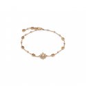 Bracciale Flora in oro rosa 18kt e diamanti
