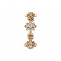 Anello Flora in oro rosa 18kt e diamanti