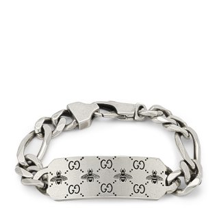Bracciale in argento 925 con motivo ape e Doppia G