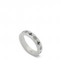 Anello in argento 925 con motivo ape e Doppia G