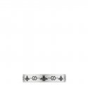 Anello in argento 925 con motivo ape e Doppia G