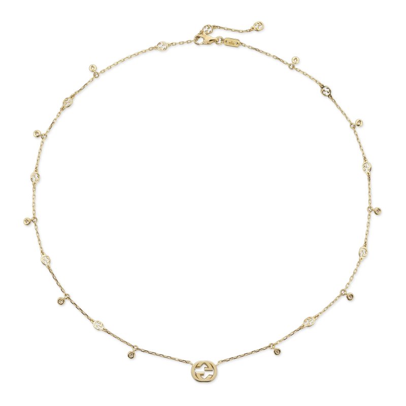 Collana Gucci Interlocking - 729402 J8540 8000