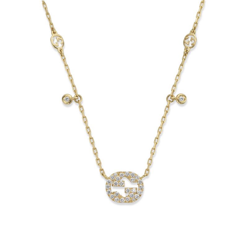 Collana Gucci Interlocking - 729402 J8540 8000
