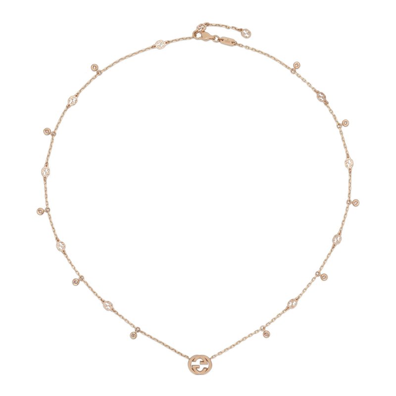 Collana Gucci Interlocking - 729402 J8540 5702