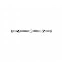 Bracciale con motivo G intrecciata in argento sterling