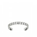 Bracciale con motivo G intrecciata in argento sterling