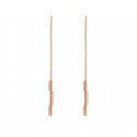 Orecchini Link to love in oro rosa 18kt