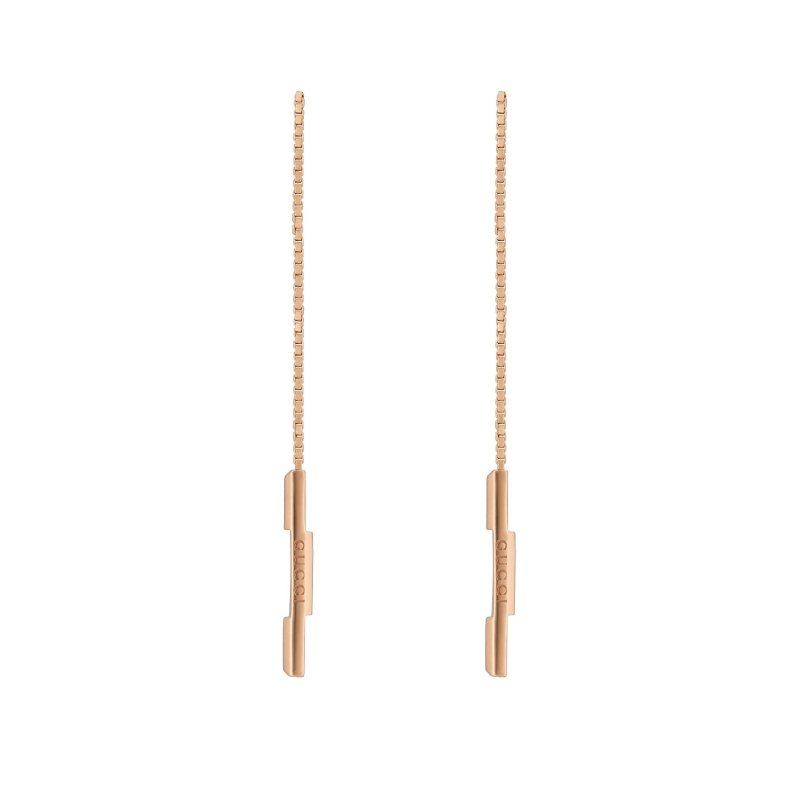 Orecchini Link to love in oro rosa 18kt