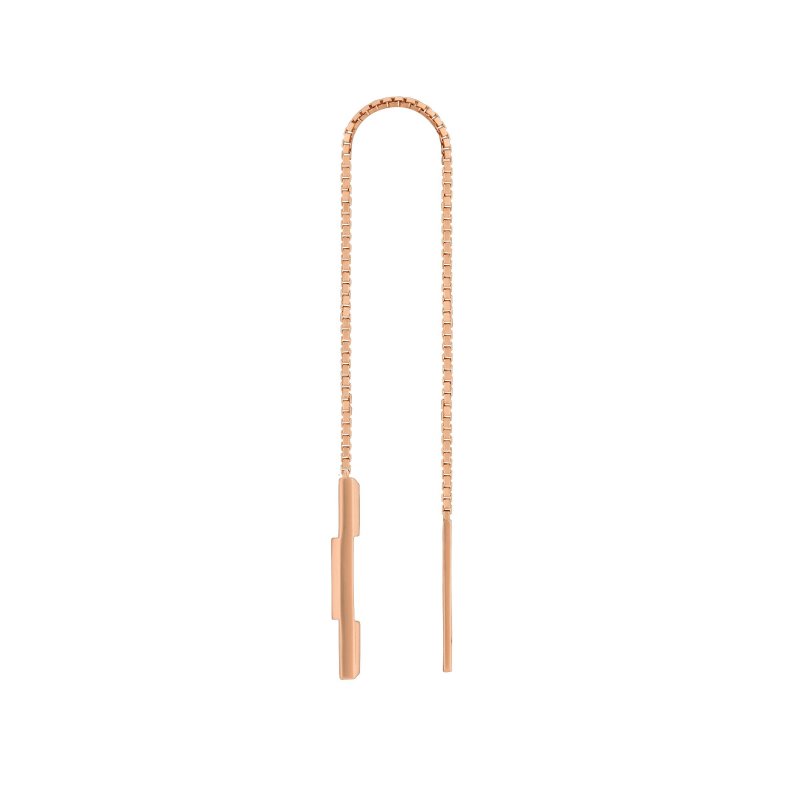 Orecchini Link to love in oro rosa 18kt