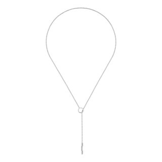 Collana Link to love in oro bianco 18kt e diamanti
