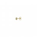 Orecchini con motivo Interlocking G in oro giallo 18kt e tormaline verdi
