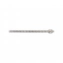 Fermacravatta in argento 925 con dettagli Interlocking G