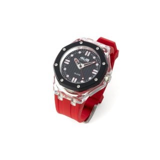 Orologio Uomo 4Us Cesare Paciotti Quarzo Solo Tempo Gomma Rosso T4St408