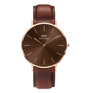 Daniel Wellington - Classic St Mawes Amber - Oro Rosa