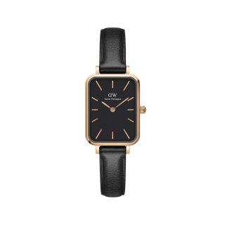 Daniel Wellington - Quadro Pressato - Oro Rosa - Pelle
