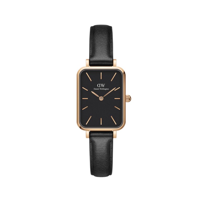 Daniel Wellington - Quadro Pressato - Oro Rosa - Pelle