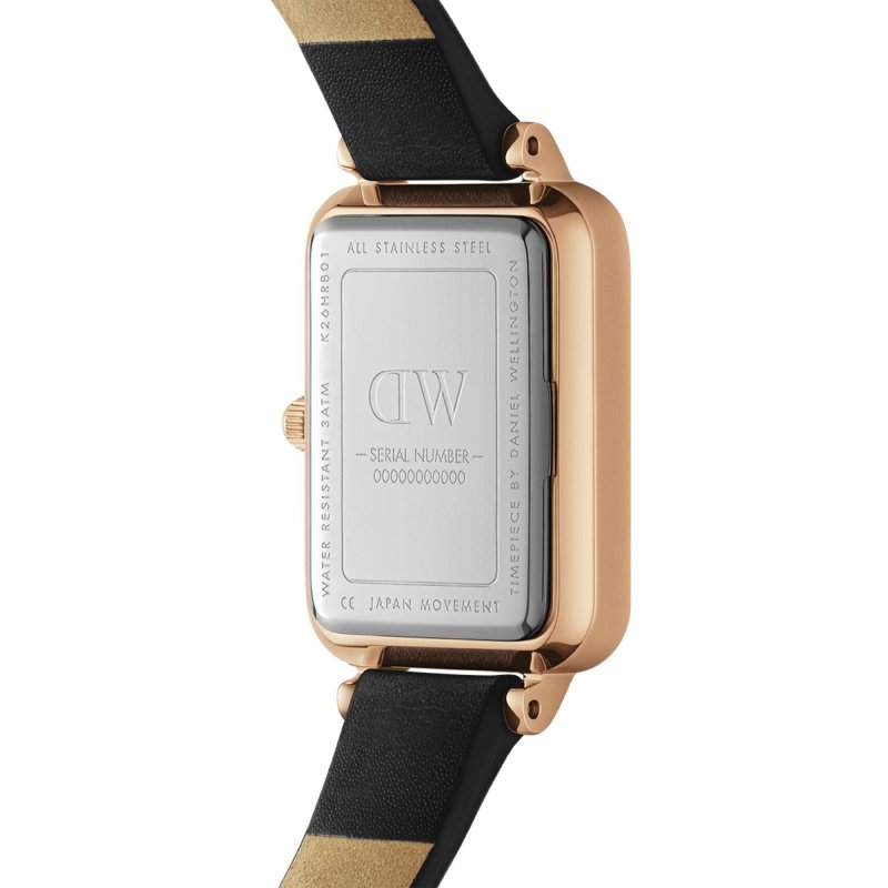 Daniel Wellington - Quadro Pressato - Oro Rosa - Pelle