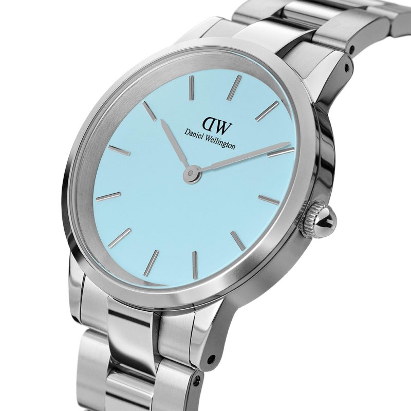 Daniel Wellington - Iconic Link Capri - Blu - Argento