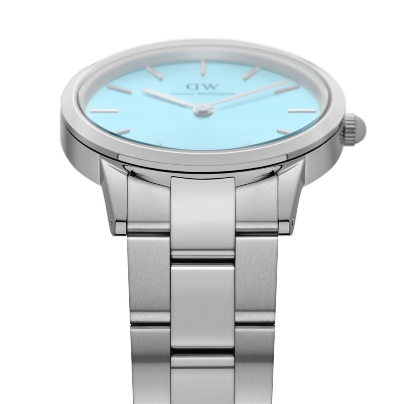 Daniel Wellington - Iconic Link Capri - Blu - Argento