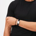 Daniel Wellington - Coccodrillo Nero Bound - Argento