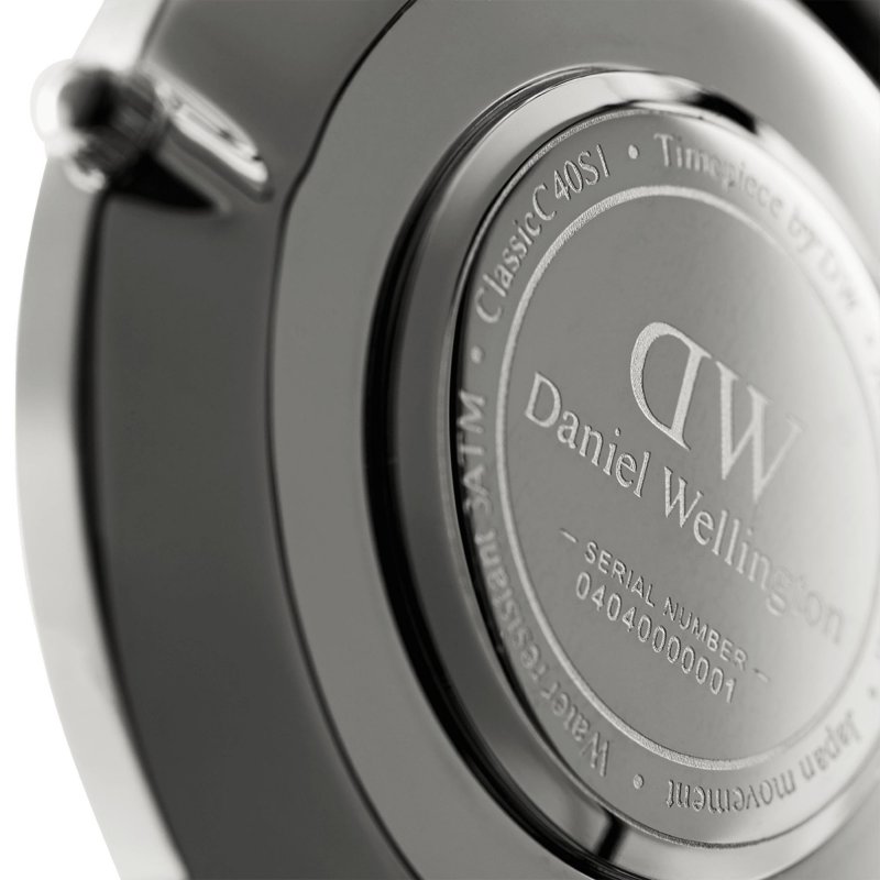 Daniel Wellington - Classic St Mawes - Pelle - Argento