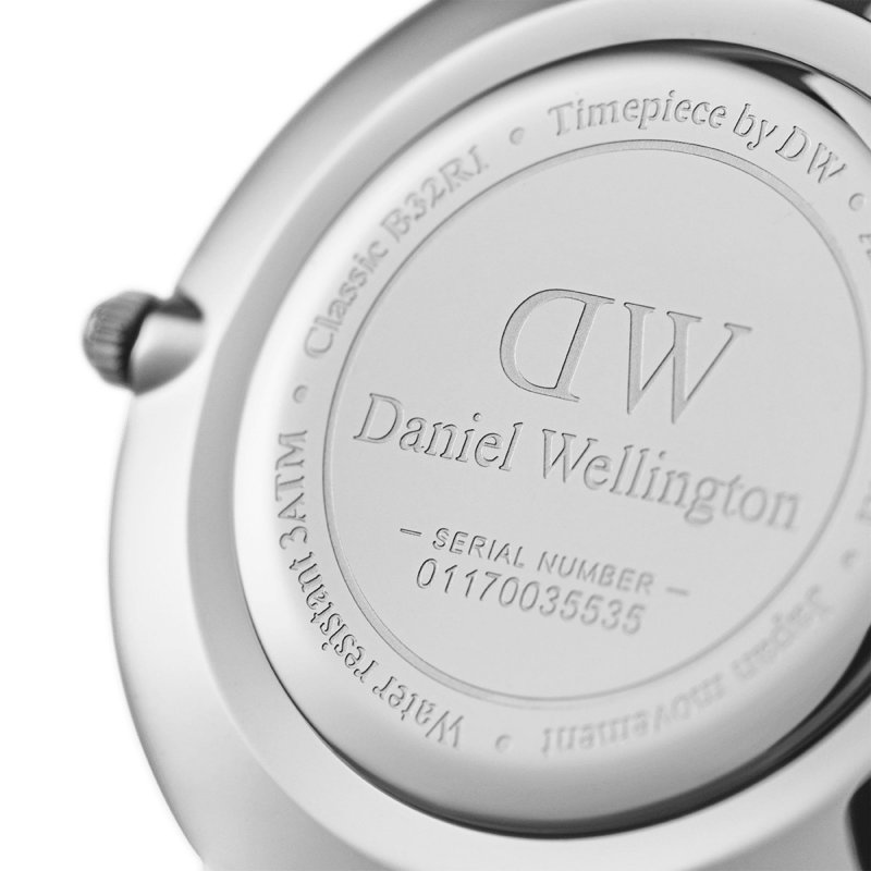 Daniel Wellington - Petite Sheffield - Pelle - Argento