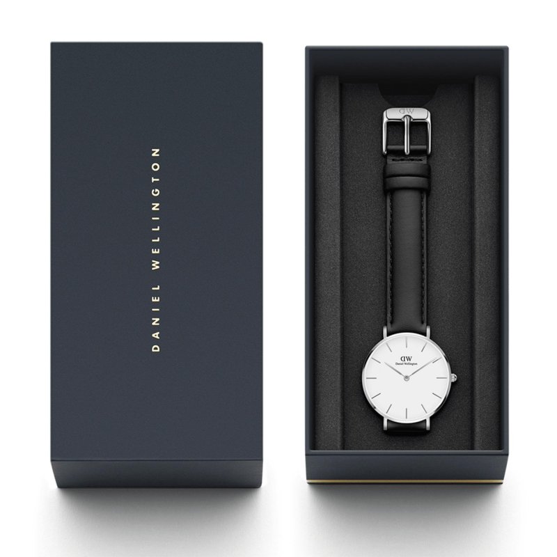 Daniel Wellington - Petite Sheffield - Pelle - Argento