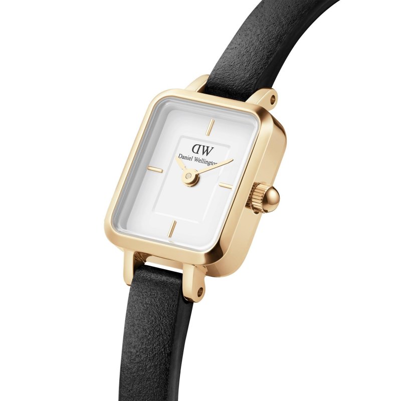 Daniel Wellington - Mini Sheffield Gold - Oro - Pelle
