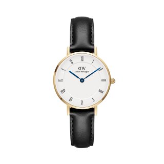 Daniel Wellington - Numeri Romani Petti - Oro - Pelle